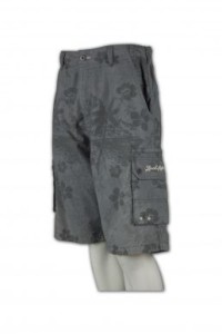 FA053 男士沙灘褲定做 熱升華沙灘褲設計 雙側風琴袋款式 沙灘褲生產商